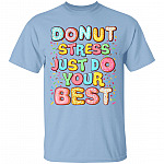 Donut Tshirt, Light Blue, Unisex T-Shirt