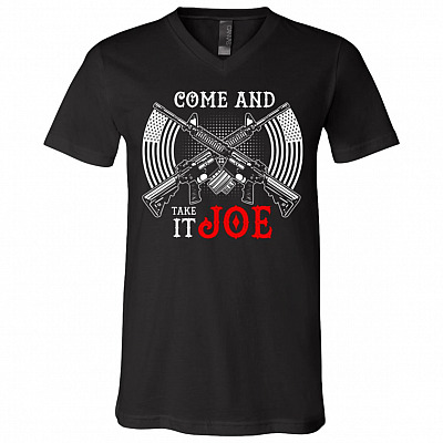 Come Tshirt, Black, V-Neck T-Shirt