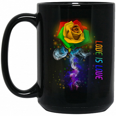 15 oz. Black Mug