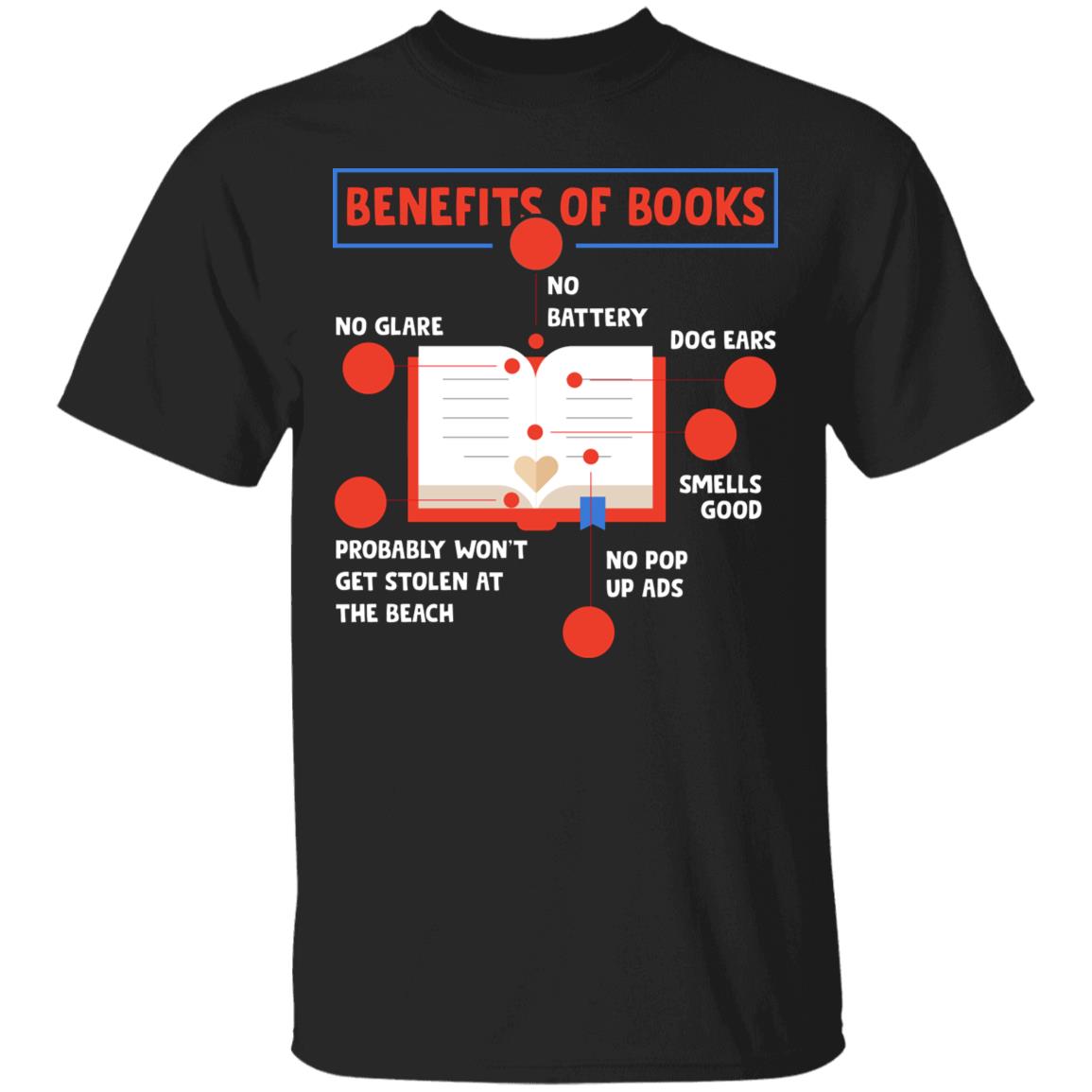 books shirt, Black, Unisex T-Shirt