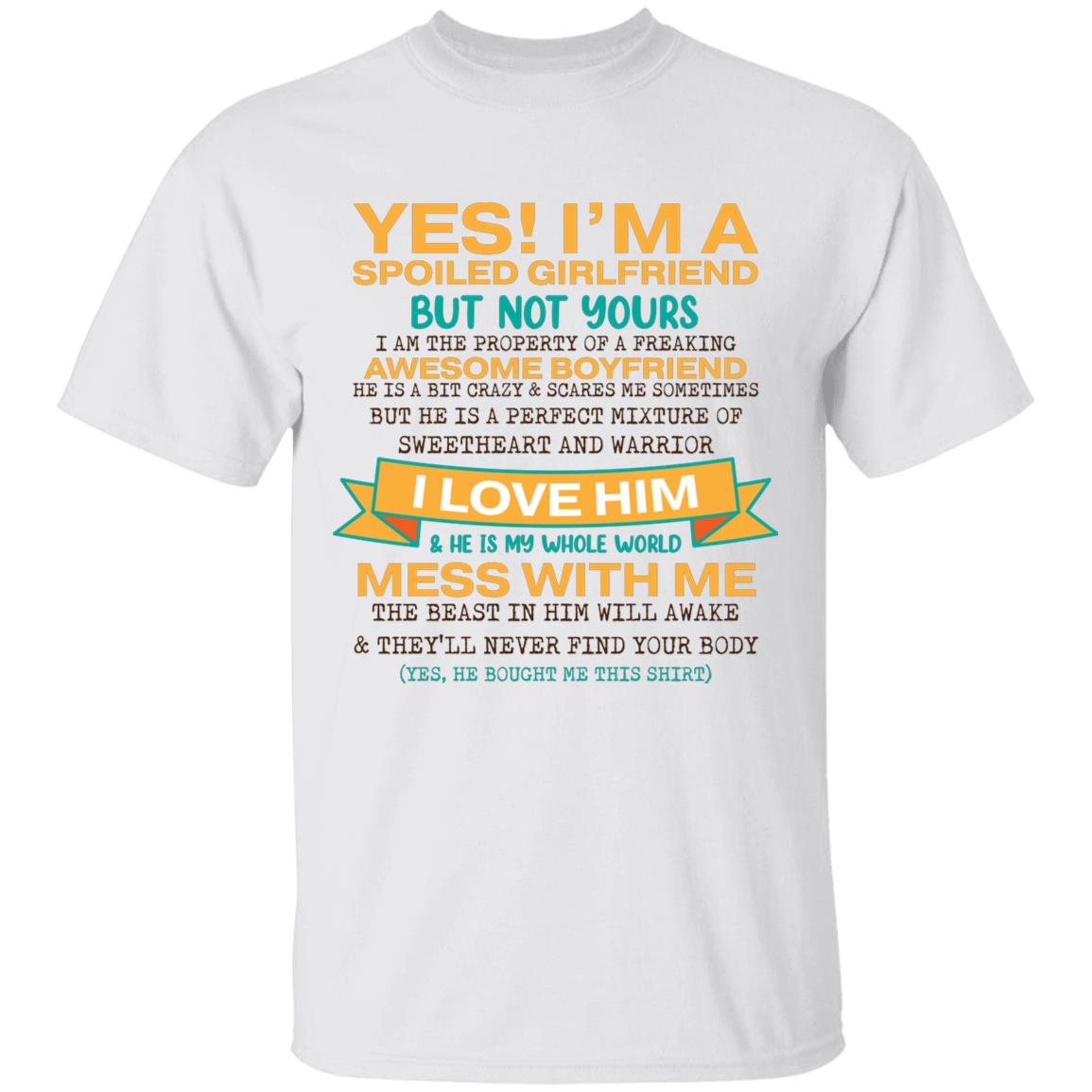 spoiled, White, Unisex T-Shirt