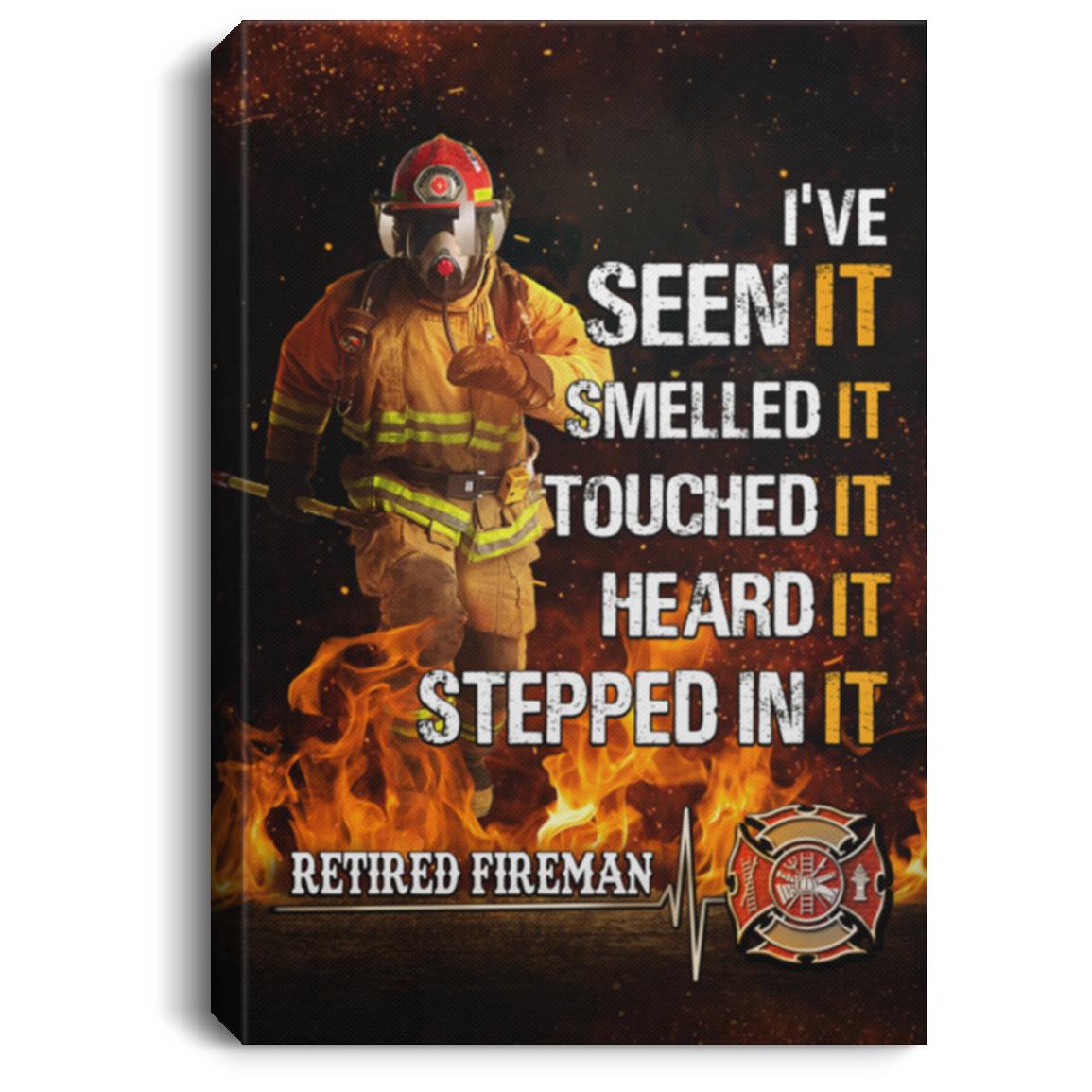 seen it canvas, White, 0.75'' Framed Canvas