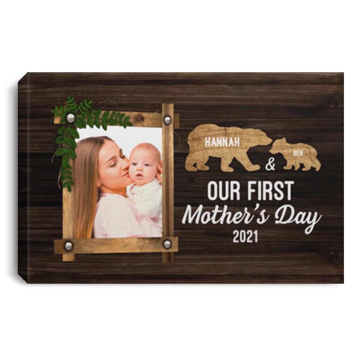 Personalized Photo Canvas, White, 0.75'' Framed Canvas