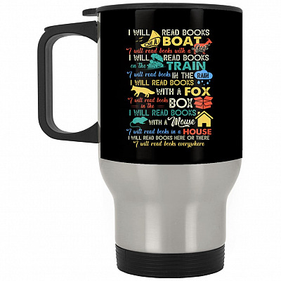 14 oz. Silver Travel Mug