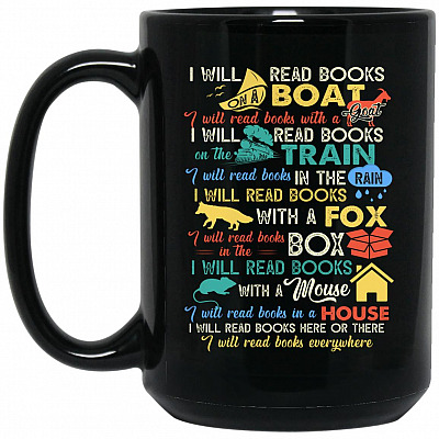 15 oz. Black Mug