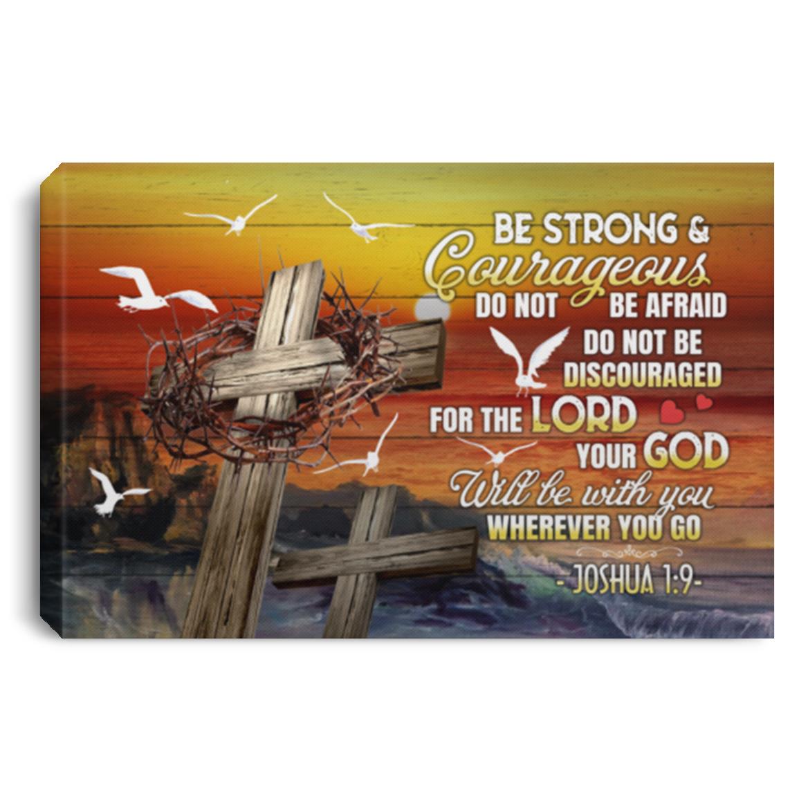 Be Strong canvas, White, 0.75'' Framed Canvas
