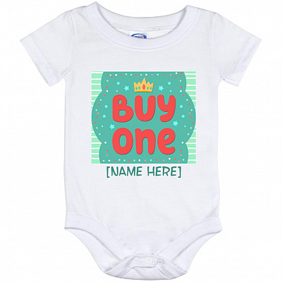 Buy One, White, Baby Onesie - 12 Month