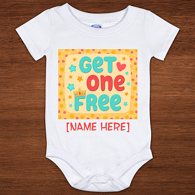 Alternative view of Buy One - Get One Free Onesies - Twin Bodysuits Baby Onesie - Baby Bodysuit