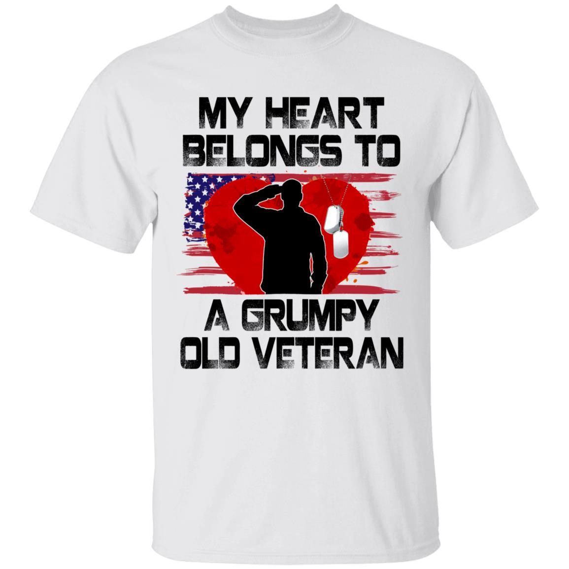 grumpy, White, Unisex T-Shirt