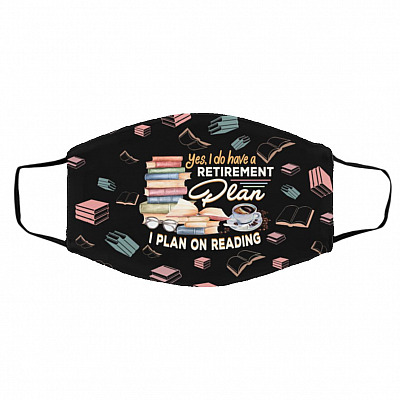 I plan mask, Black, Cloth Face Cover – Medium/Large