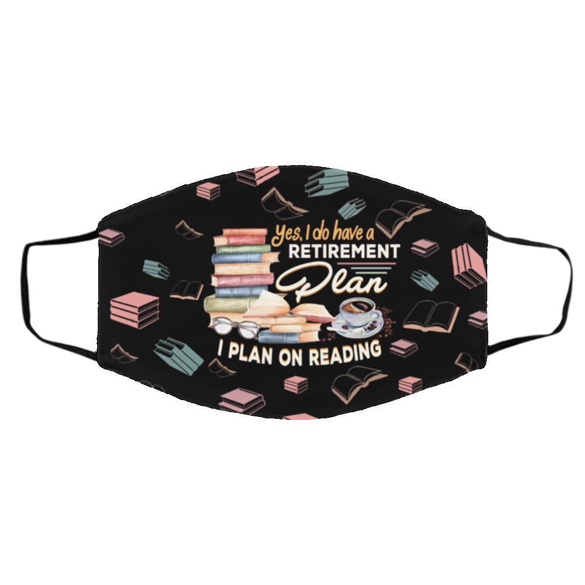 I plan mask, Black, Cloth Face Cover – Medium/Large