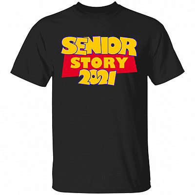 senior, Black, Unisex T-Shirt