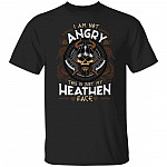 Heathen Face Shirt, Black, Unisex T-Shirt