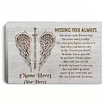 Personalized My Guardian, White, 0.75'' Framed Canvas Personalized My Guardian, White, 0.75'' Framed Canvas