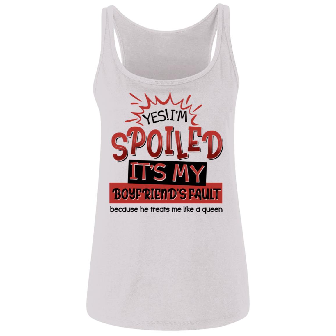 boyfriend, White, Ladies Tank Top boyfriend, White, Ladies Tank Top