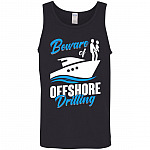 Beware Of Offshore, Black, Unisex Tank Top Beware Of Offshore, Black, Unisex Tank Top