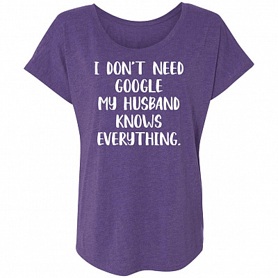 Ladies Triblend Dolman Sleeve