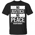 No Justice No Peace Daunte Wright T-Shirt, Black, Unisex T-Shirt