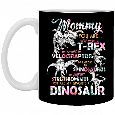 Mommy Mug, Black, 11 oz. White Mug
