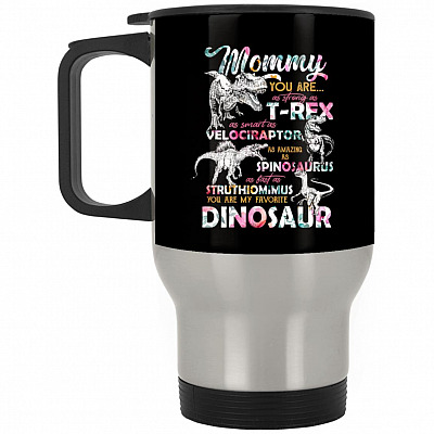 14 oz. Silver Travel Mug