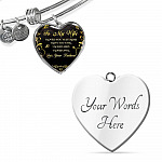 Personalized To My Wife I Loved You Yesterday I Love You Still I Always Have I Always Will Heart Pendant Necklace