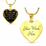 Personalized To My Wife I Loved You Yesterday I Love You Still I Always Have I Always Will Heart Pendant Necklace