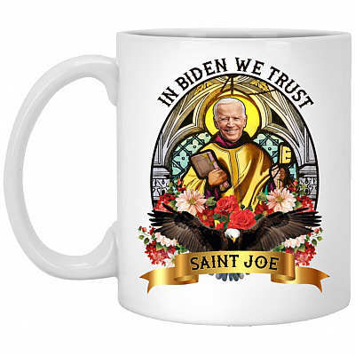 In Biden We Mug, White, 11 oz. White Mug