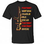 Foxtrot Tshirt, Black, Unisex T-Shirt