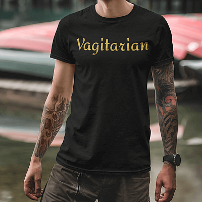 Alternative view of Vagitarian T-Shirt