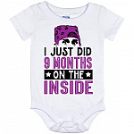 9 month, White, Baby Onesie - 12 Month