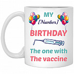 Personalized My Birthday, White, 11 oz. White Mug