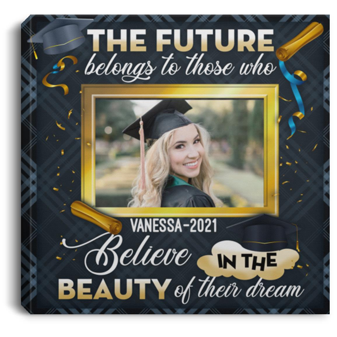 Personalized Photo future canvas, White, 0.75'' Framed Canvas Personalized Photo future canvas, White, 0.75'' Framed Canvas