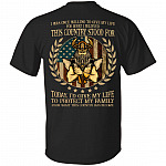 1N.I Was Once Willing To GIve My Life, Black, Unisex T-Shirt