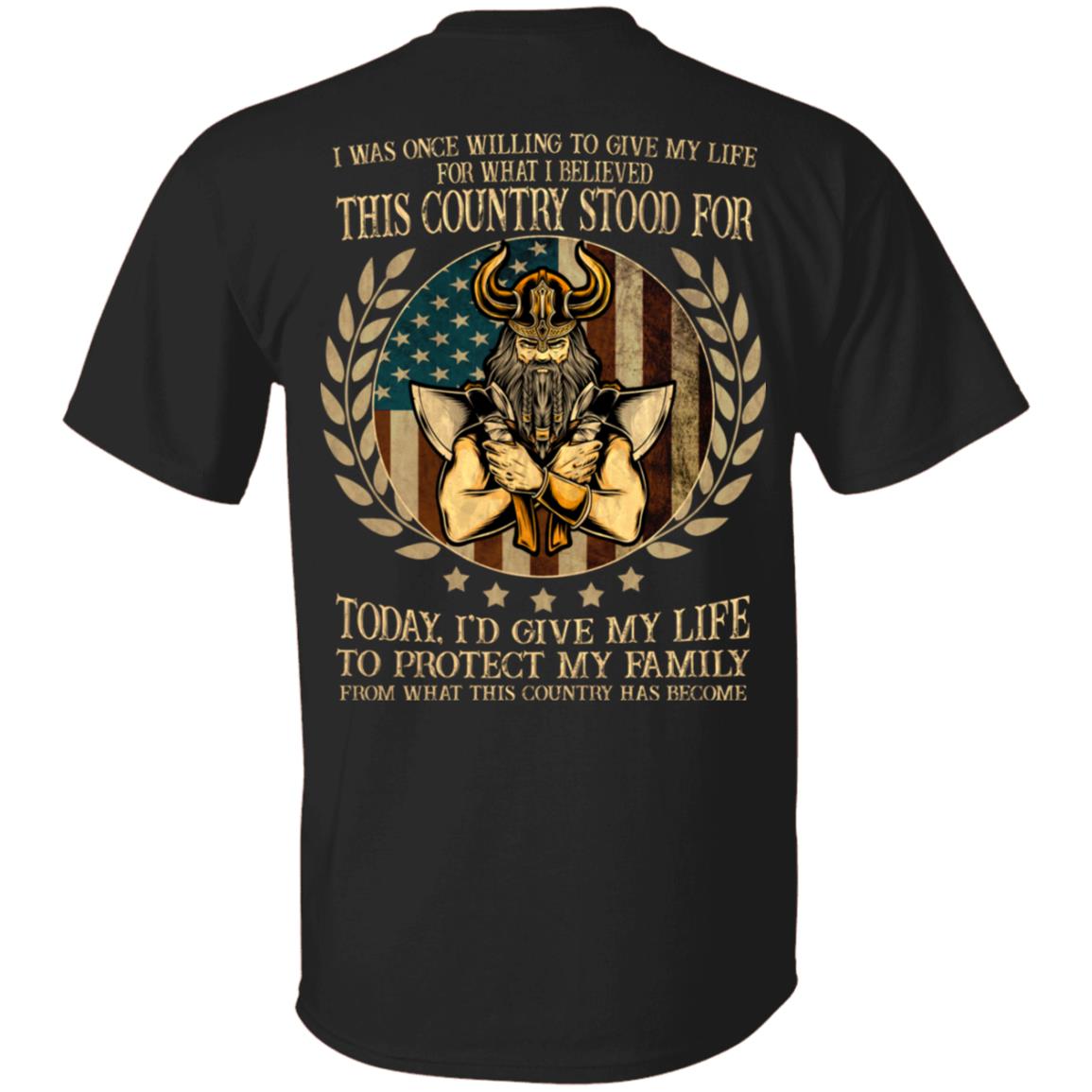 1N.I Was Once Willing To GIve My Life, Black, Unisex T-Shirt