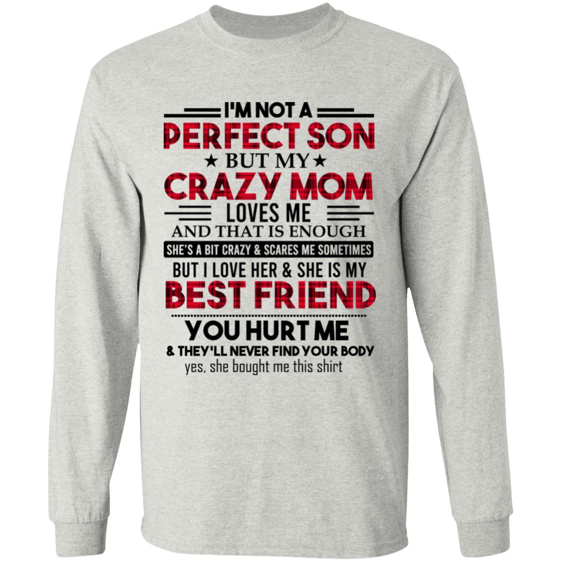 1N.Im Not A Perfect Son(3), Ash, Long Sleeve