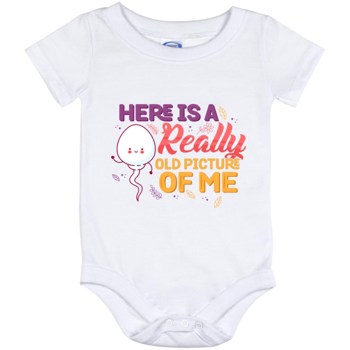 Old Picture, White, Baby Onesie - 12 Month