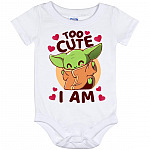 Too Cute, White, Baby Onesie - 12 Month