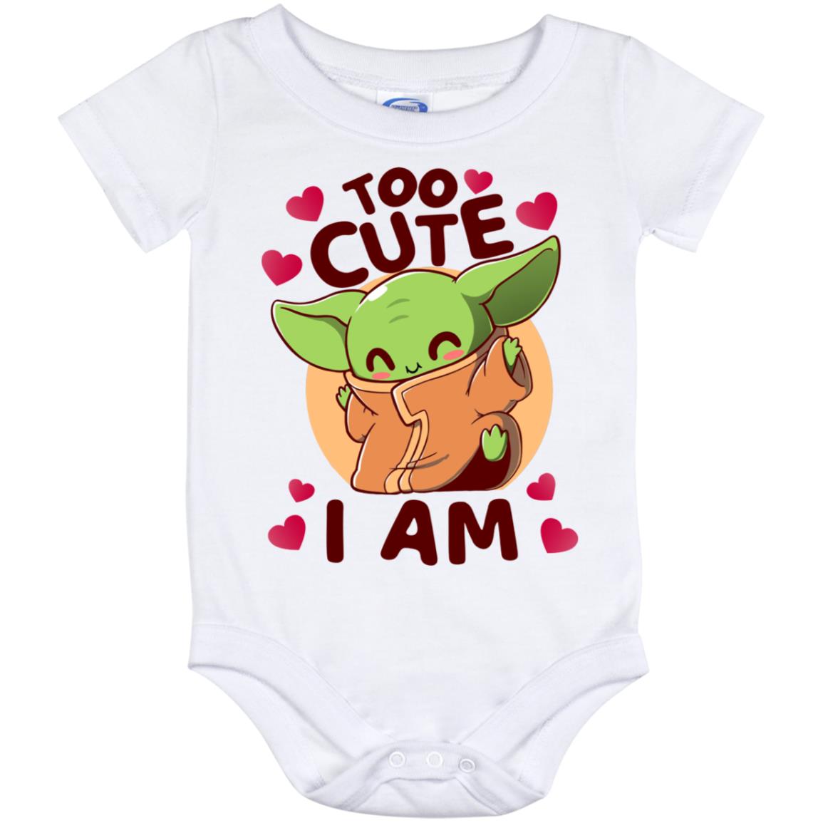 Too Cute, White, Baby Onesie - 12 Month