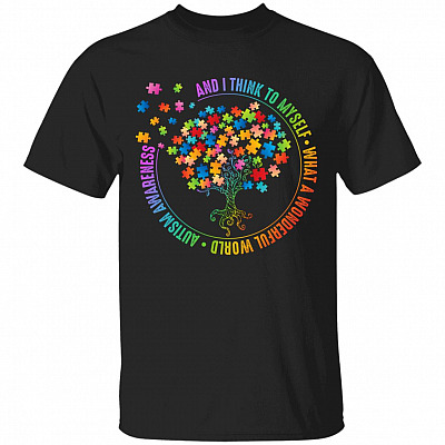 autism, Black, Unisex T-Shirt