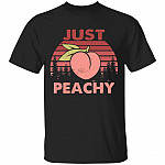 peachy, Black, Unisex T-Shirt