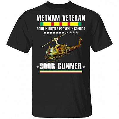 door gunner T, Black, Unisex T-Shirt