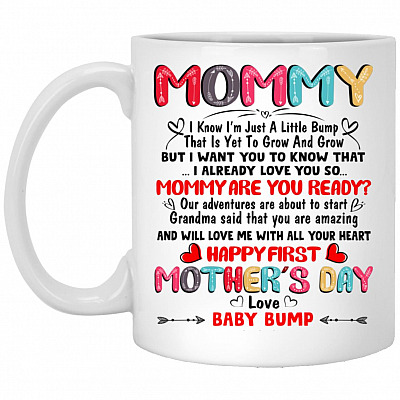 mom mug, White, 11 oz. White Mug
