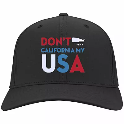 Don't California My USA American Cap, Black, Twill Cap
