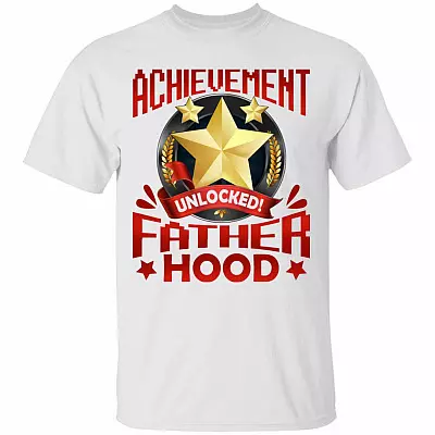 Achievement Unlocked, White, Unisex T-Shirt