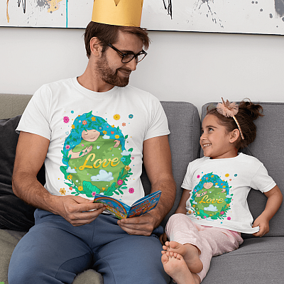 Alternative view of Love Mother Earth T-Shirt - Youth Tee