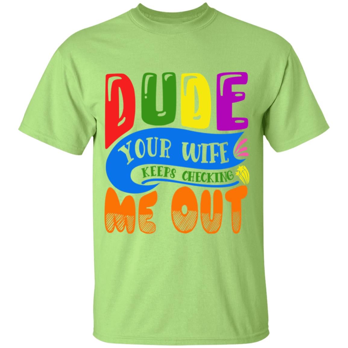 Dad and Son Shirt Dude Your, Mint Green, Youth T-Shirt