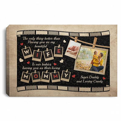 0.75'' Framed Canvas