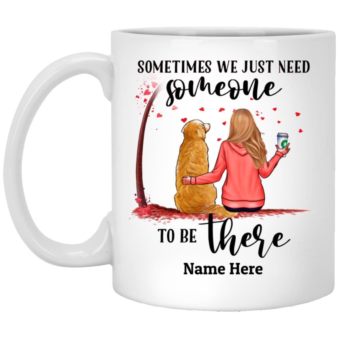 Personalized Gift Golden Mug, White, 11 oz. White Mug