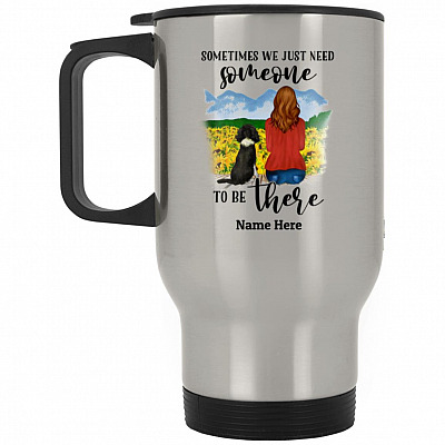 14 oz. Silver Travel Mug
