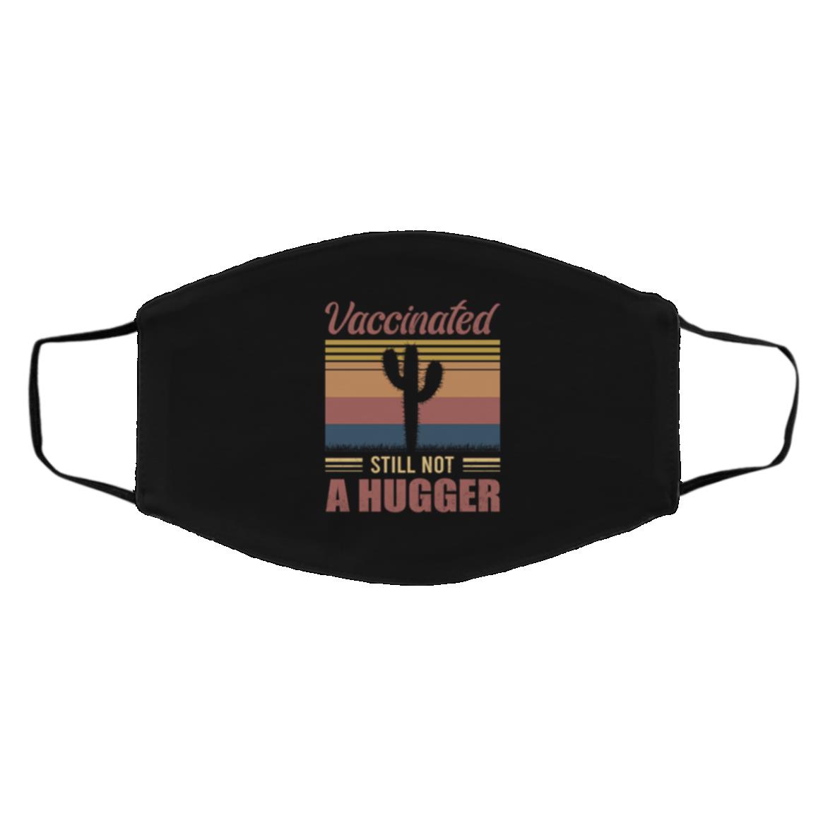 hugger mask, White, Cloth Face Cover – Medium/Large